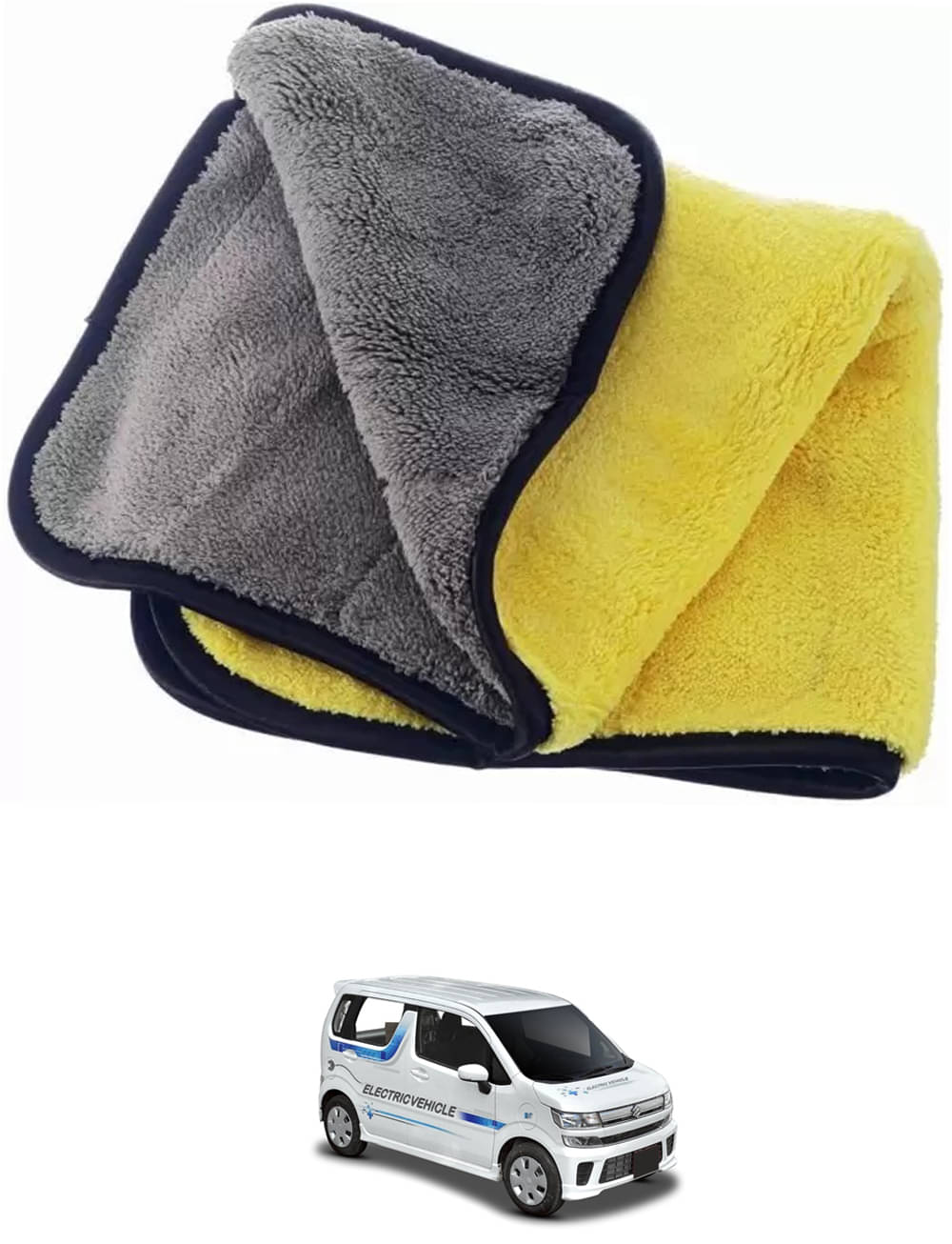    			Etradezone Multicolor 400 GSM Microfiber Cloth For Automobile ( Pack of 1 )