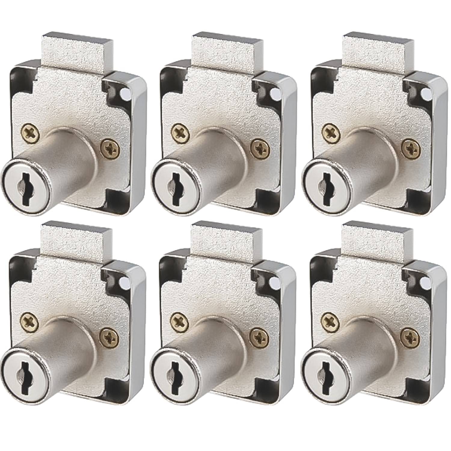 HARRISON MPL-5535 Multipurpose Cabinet Drawer Lock with 2 Keys Rev-A-Lock Cabinet Security System (Pack of 6) HARRISON MPL-5535 Multipurpose Cabinet Drawer Lock with 2 Keys Rev-A-Lock Cabinet Security System (Pack of 6)
