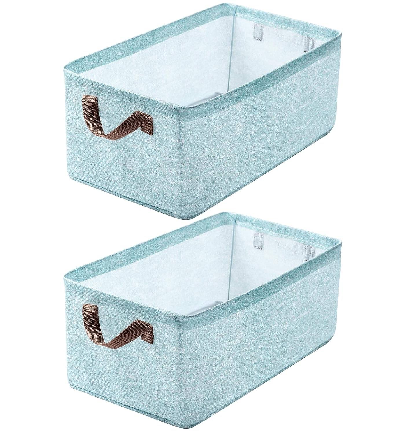     			House Of Quirk Set of 2 Cotton Storage Stool