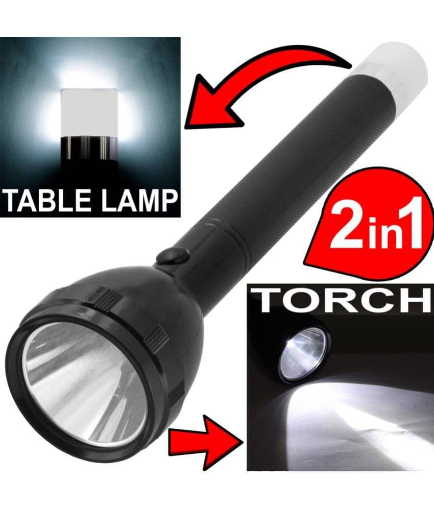     			JMALL 10W Rechargeable Flashlight Torch ( Pack of 1 )