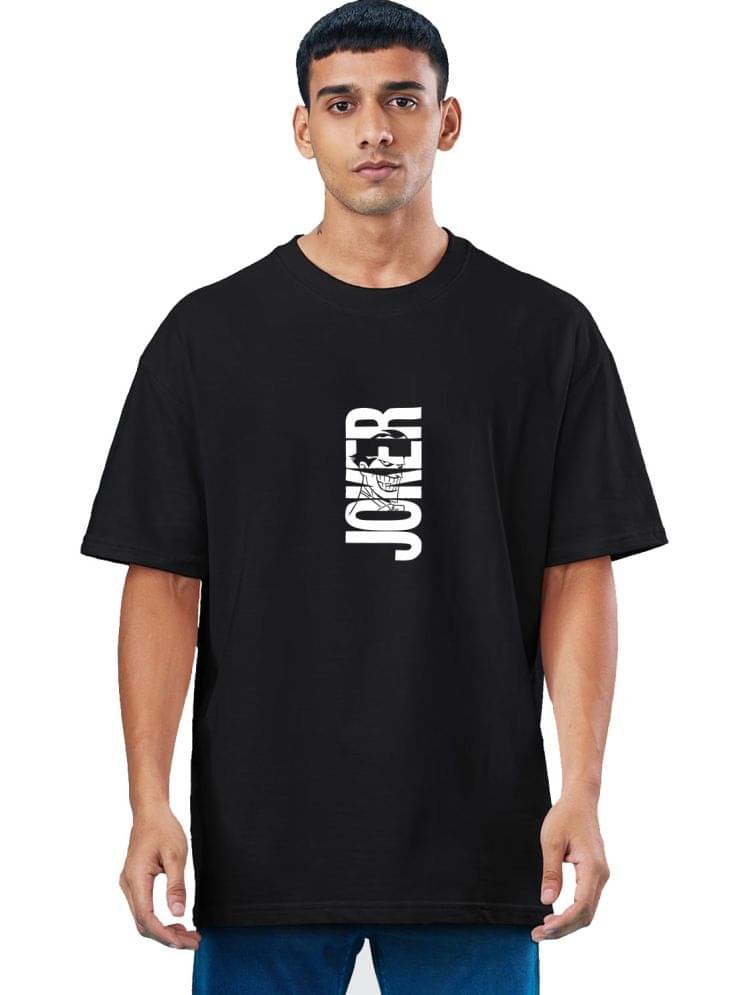     			Organic Chics Pack of 1 100% Cotton Oversized Fit Men's T-Shirt ( Black )