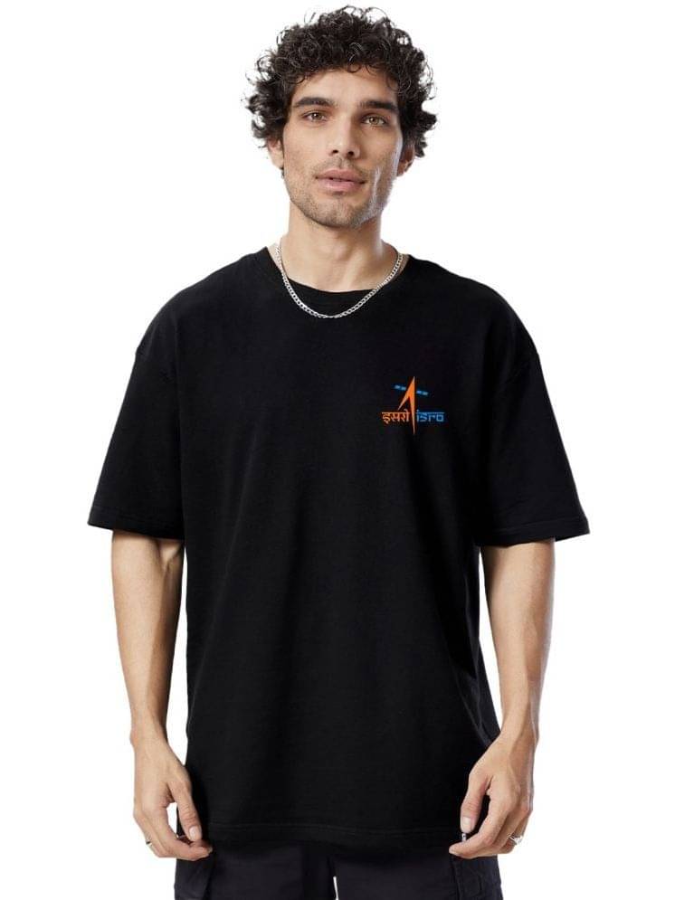     			Organic Chics Pack of 1 100% Cotton Oversized Fit Men's T-Shirt ( Black )
