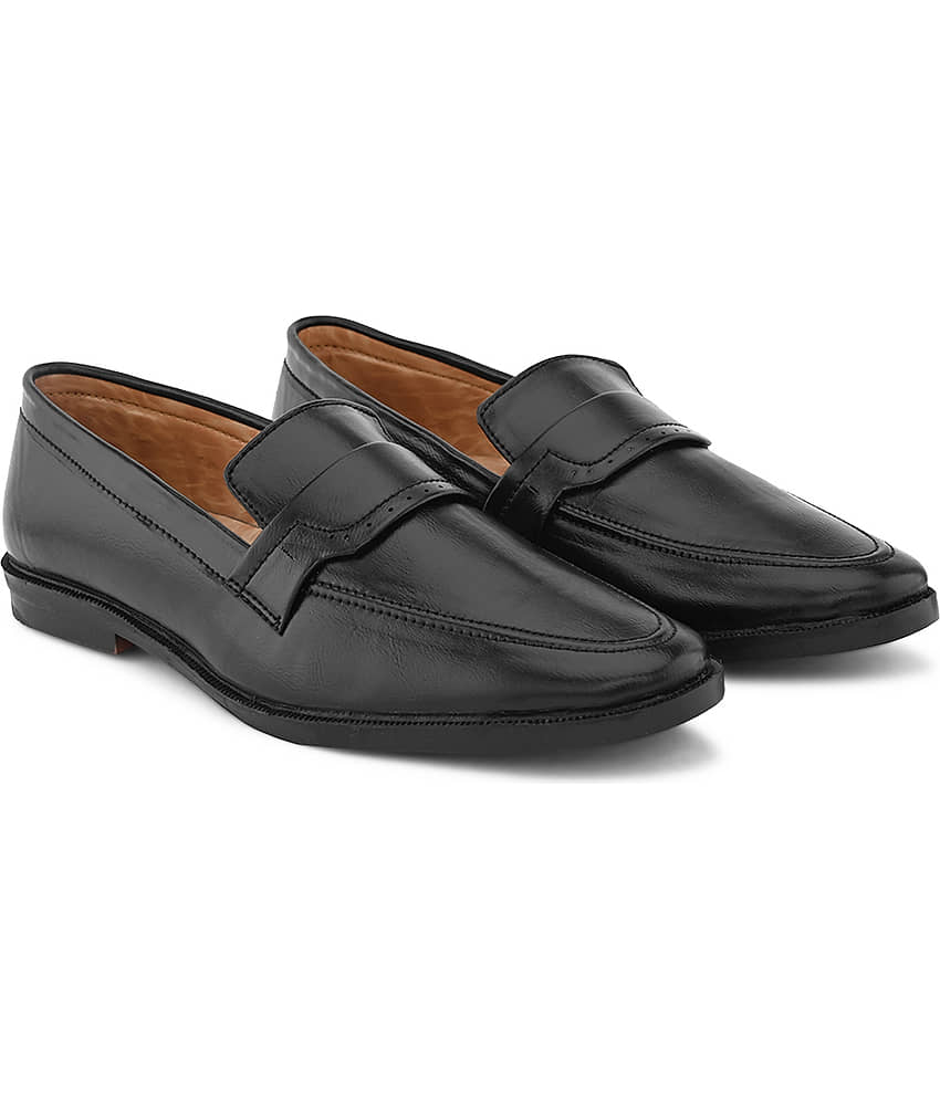 Prolific Black Men's Mocassin Formal Shoes - Formal Shoes | Buy online on ZillyBuy