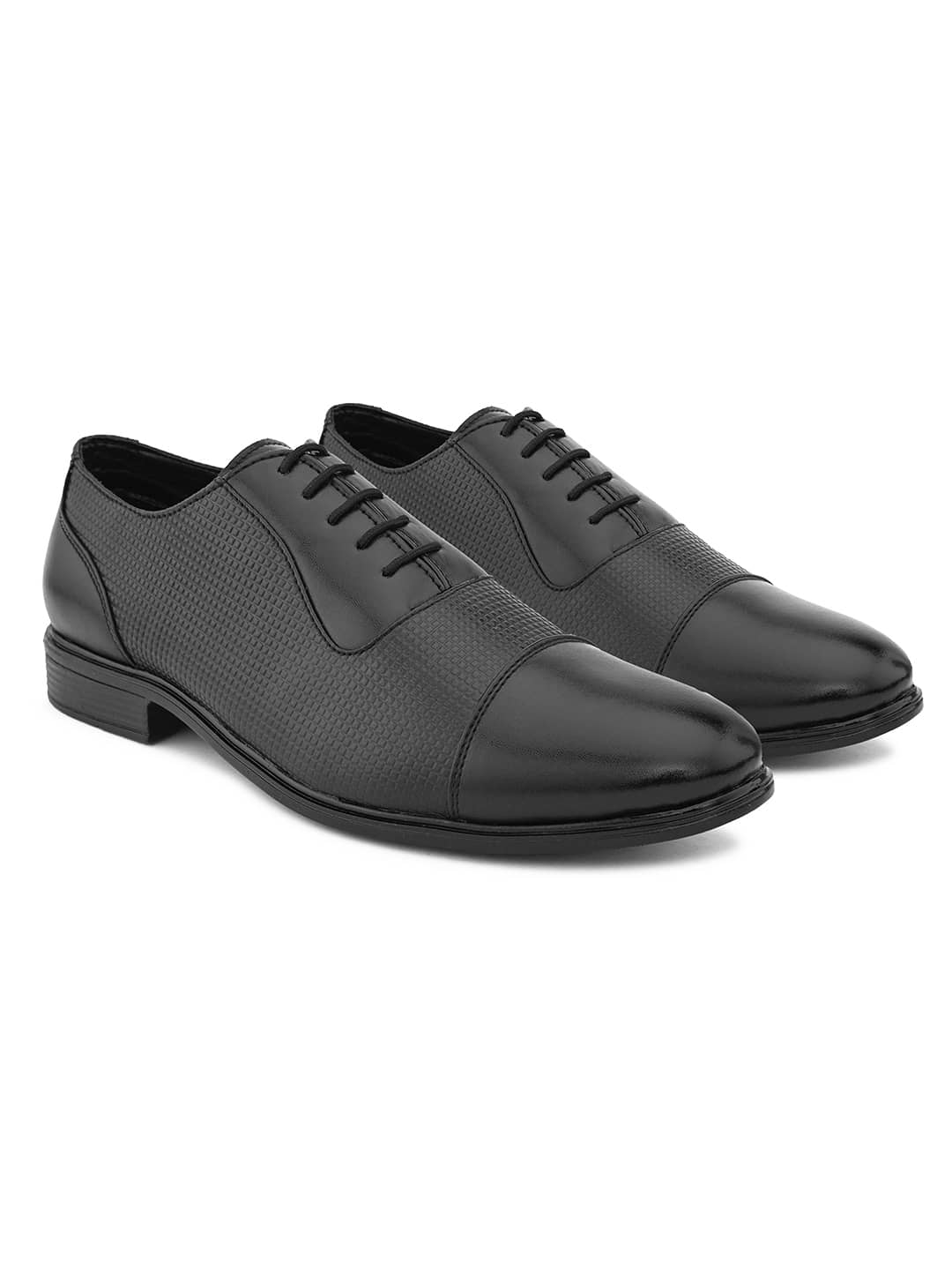 Prolific Black Men's Oxford Formal Shoes - Formal Shoes | Buy online on ZillyBuy