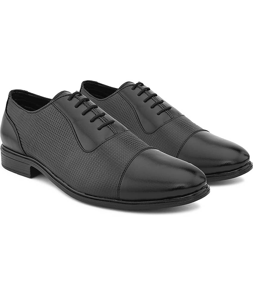 Prolific Black Men's Oxford Formal Shoes - Formal Shoes | Buy online on ZillyBuy