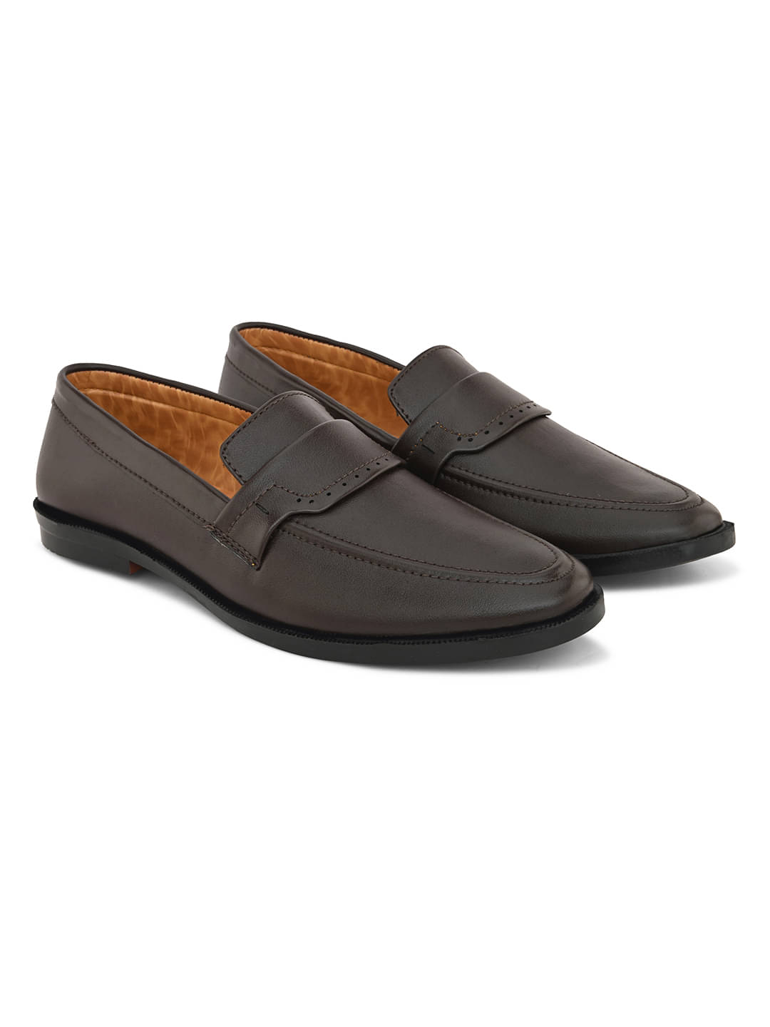     			Prolific Brown Men's Mocassin Formal Shoes
