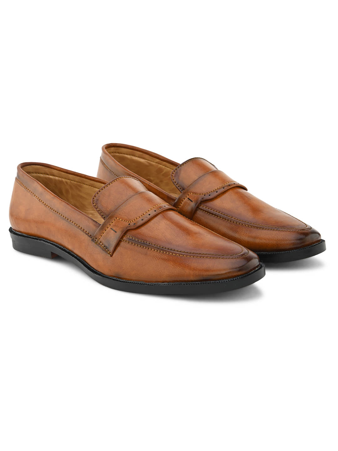 Prolific Tan Men's Mocassin Formal Shoes - Formal Shoes | Buy online on ZillyBuy