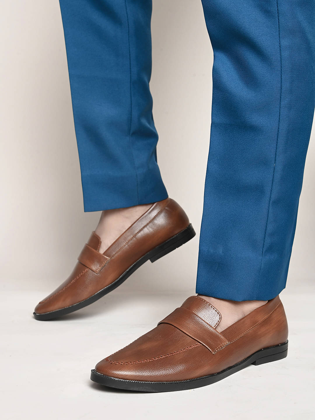 Prolific Tan Men's Slip On Formal Shoes Prolific Tan Men's Slip On Formal Shoes