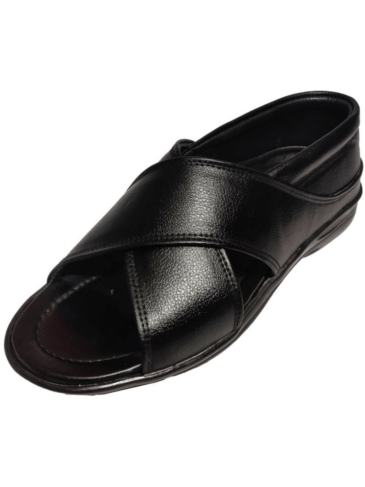     			RAGE GAZE - Black Men's Sandals