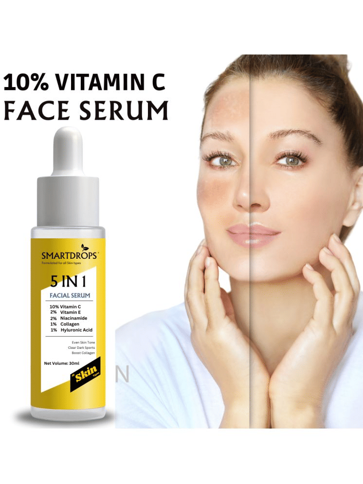 Smartdrops Face Serum Vitamin C Daily Care For All Skin Type ( Pack of 1 )