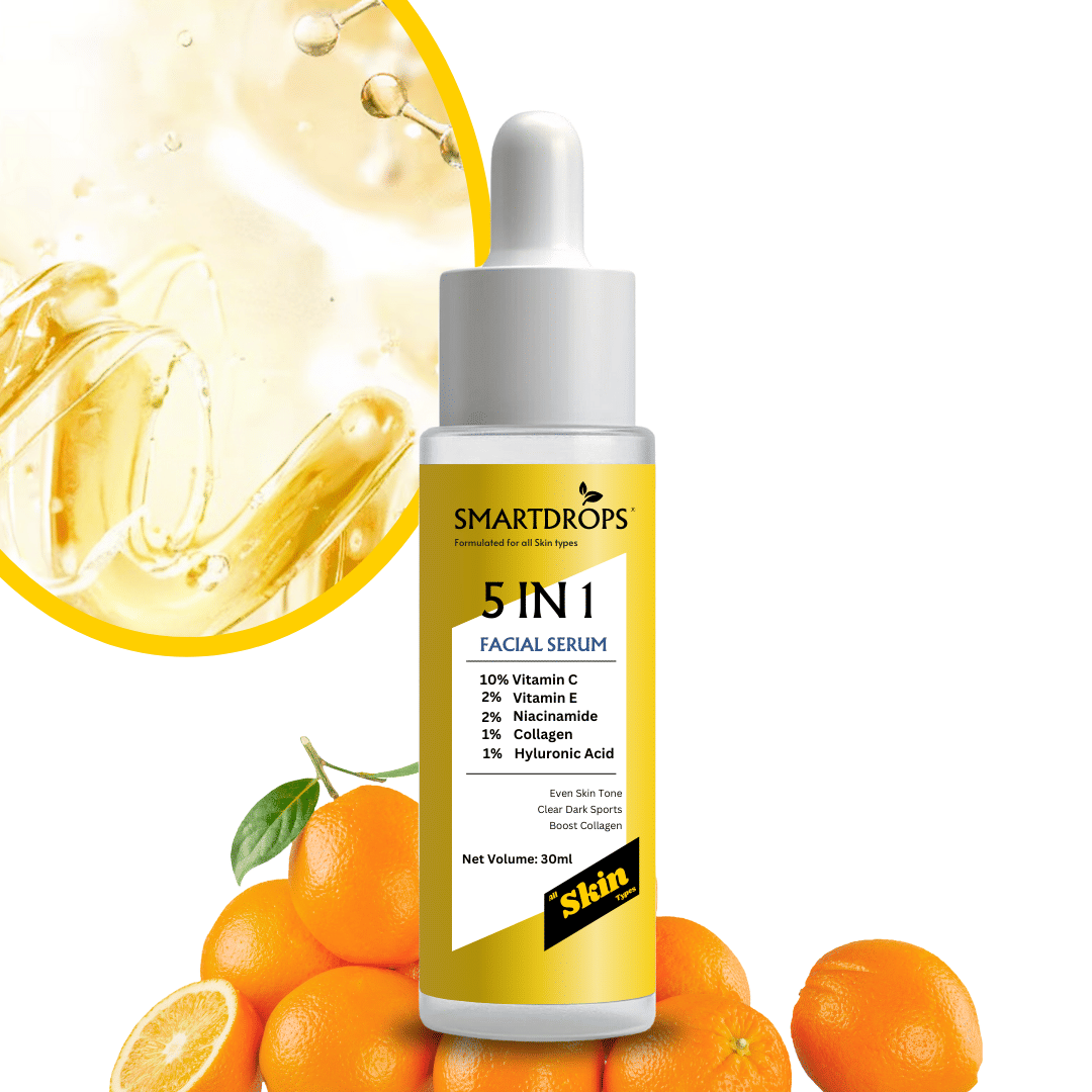 Smartdrops Face Serum Vitamin C Daily Care For All Skin Type ( Pack of 1 )