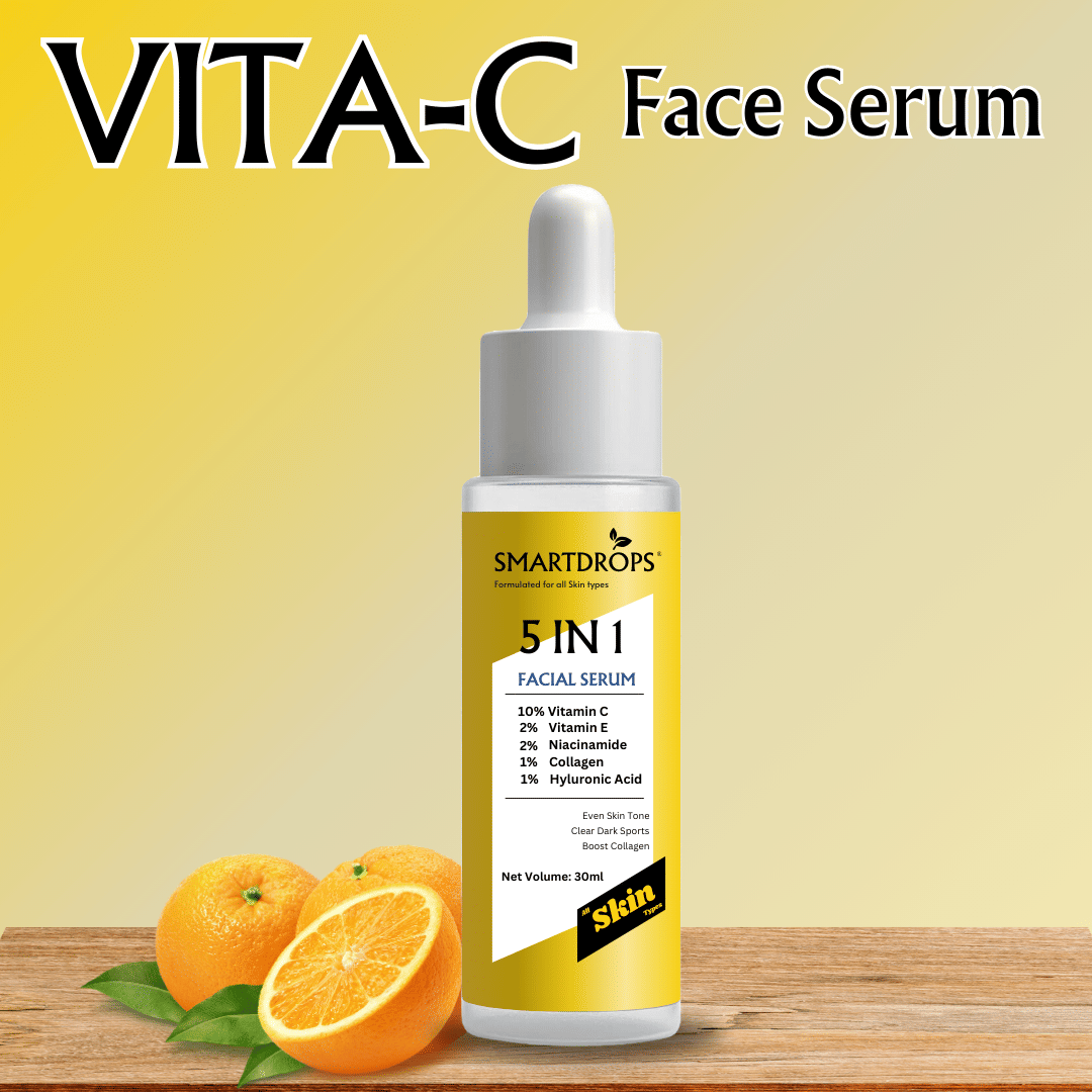 Smartdrops Face Serum Vitamin C Daily Care For All Skin Type ( Pack of 1 )