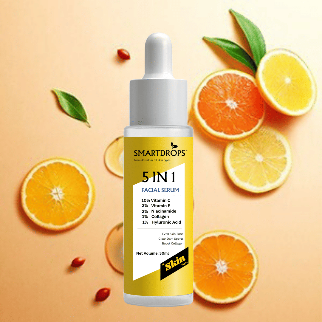 Smartdrops Face Serum Vitamin C Daily Care For All Skin Type ( Pack of 1 )