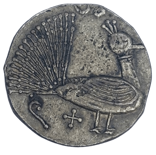     			VERY UNIQUE AND RARE PEACOCK COIN IN GOOD CONDITION