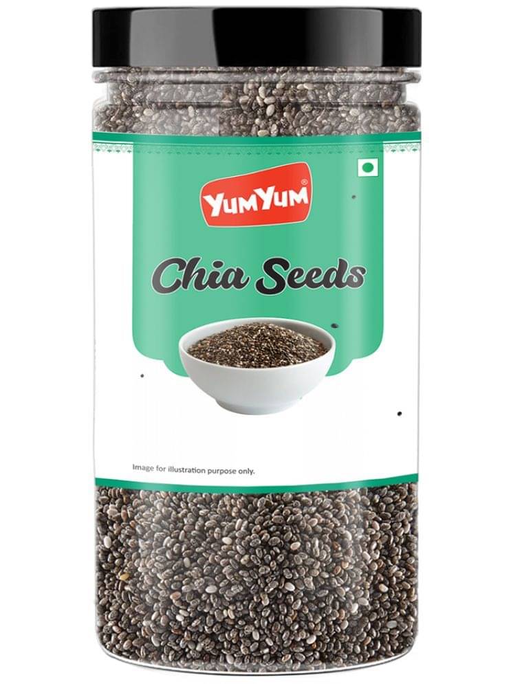     			YUM YUM Raw Chia Seeds, Healthy Seeds, Rich in Calcium Chia Seeds (400 g)