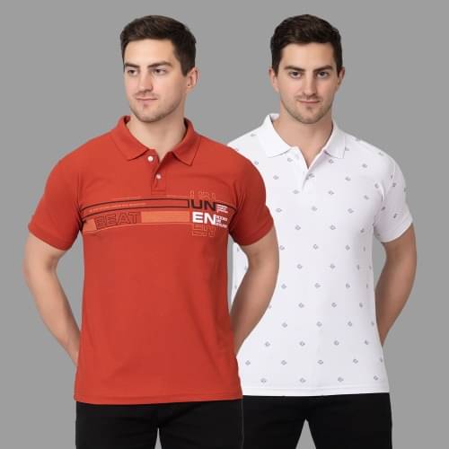 Zeffit Multicolor Polyester Regular Fit Men's Sports Polo T-Shirt ( Pack of 2 ) Zeffit Multicolor Polyester Regular Fit Men's Sports Polo T-Shirt ( Pack of 2 )
