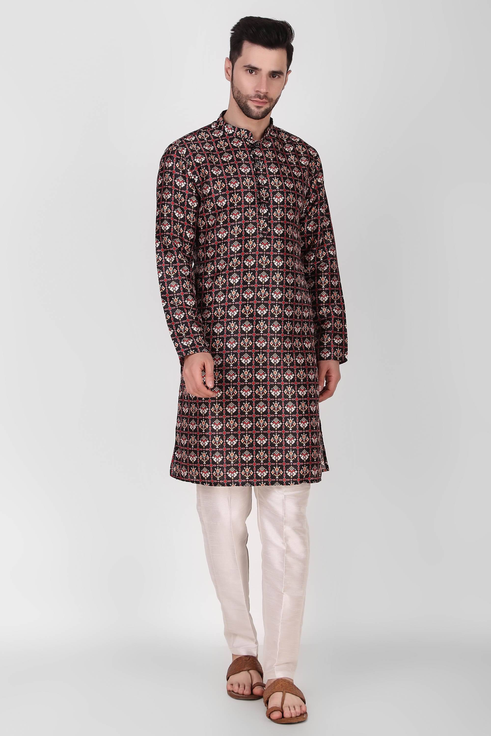     			koshin Multi Silk Men's Regular Kurta ( Pack of 1 )