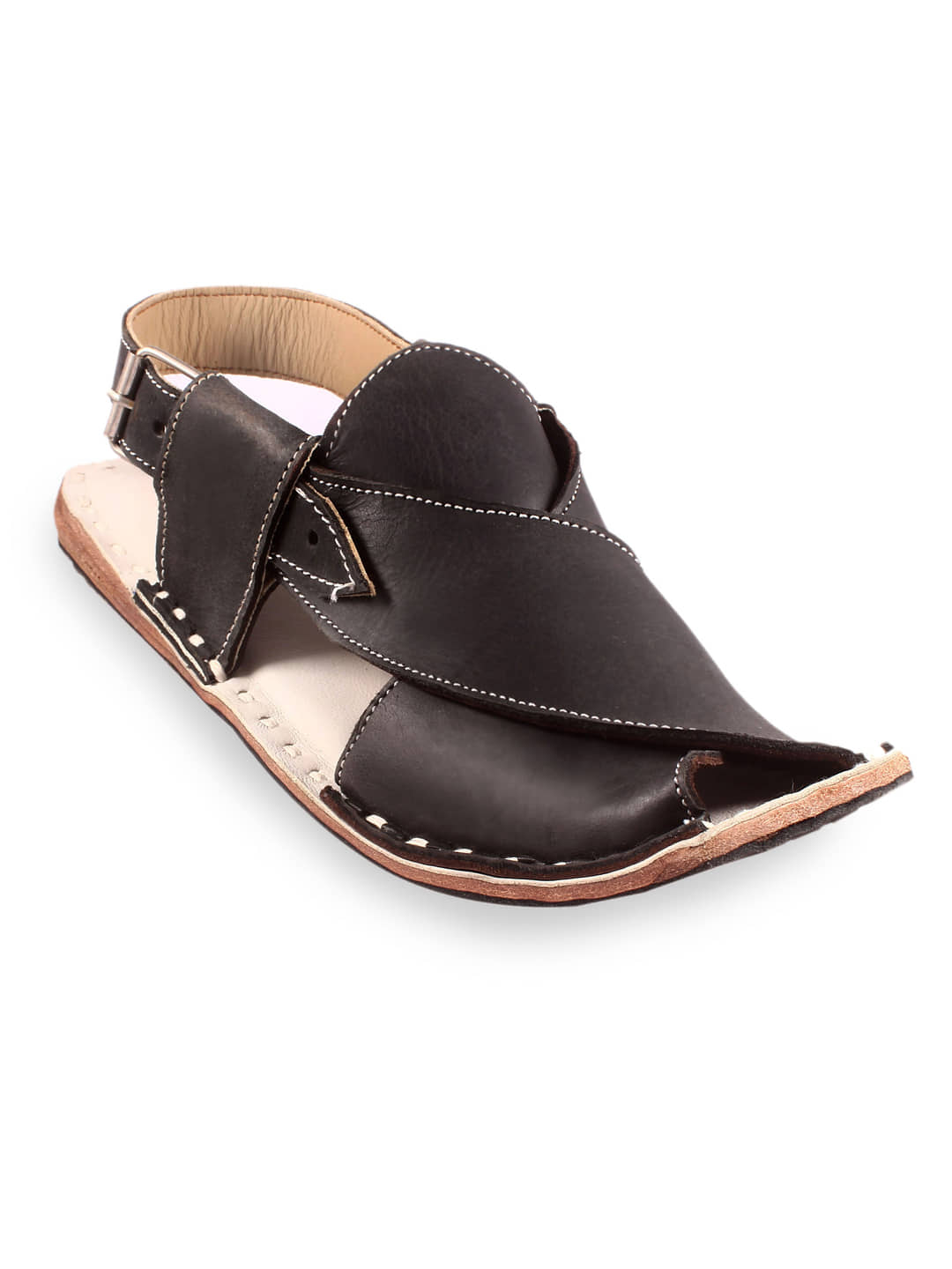 rajeraj Black Men's Mule - Ethnic Shoes | Buy online on ZillyBuy