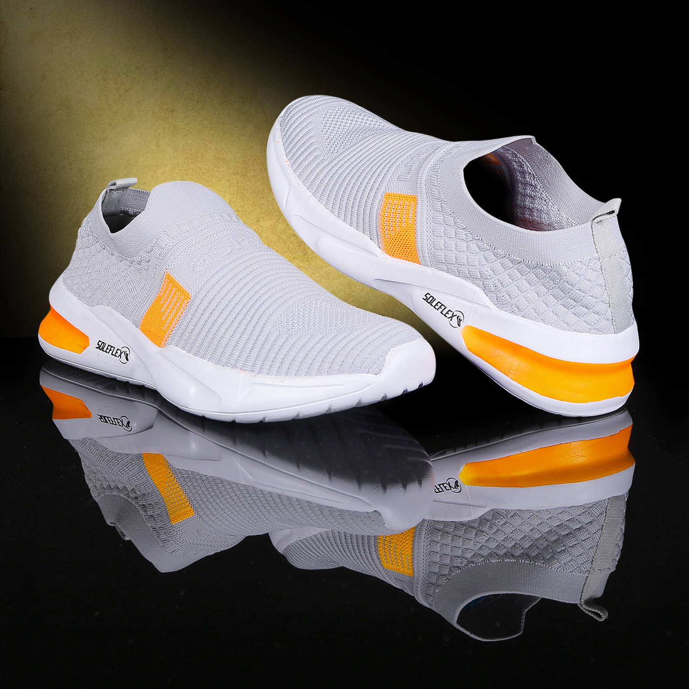     			ASIAN HATTRICK-27 Orange Men's Sports Running Shoes