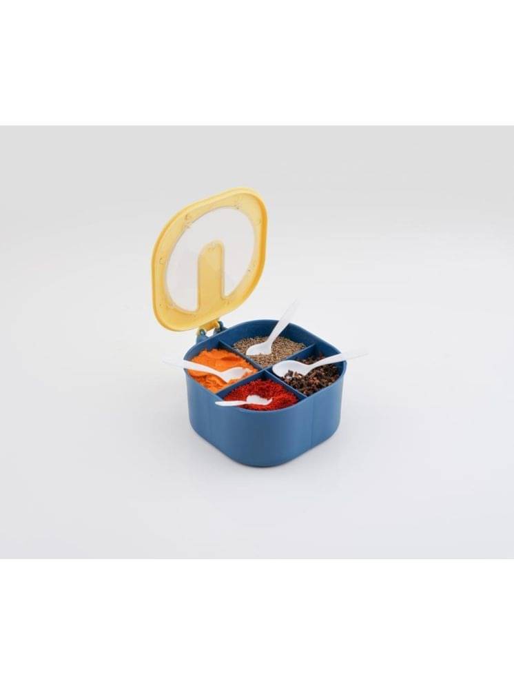 Analog Kitchenware Masala/Condiment Box Plastic Multicolor Spice Container ( Set of 1 ) Analog Kitchenware Masala/Condiment Box Plastic Multicolor Spice Container ( Set of 1 )