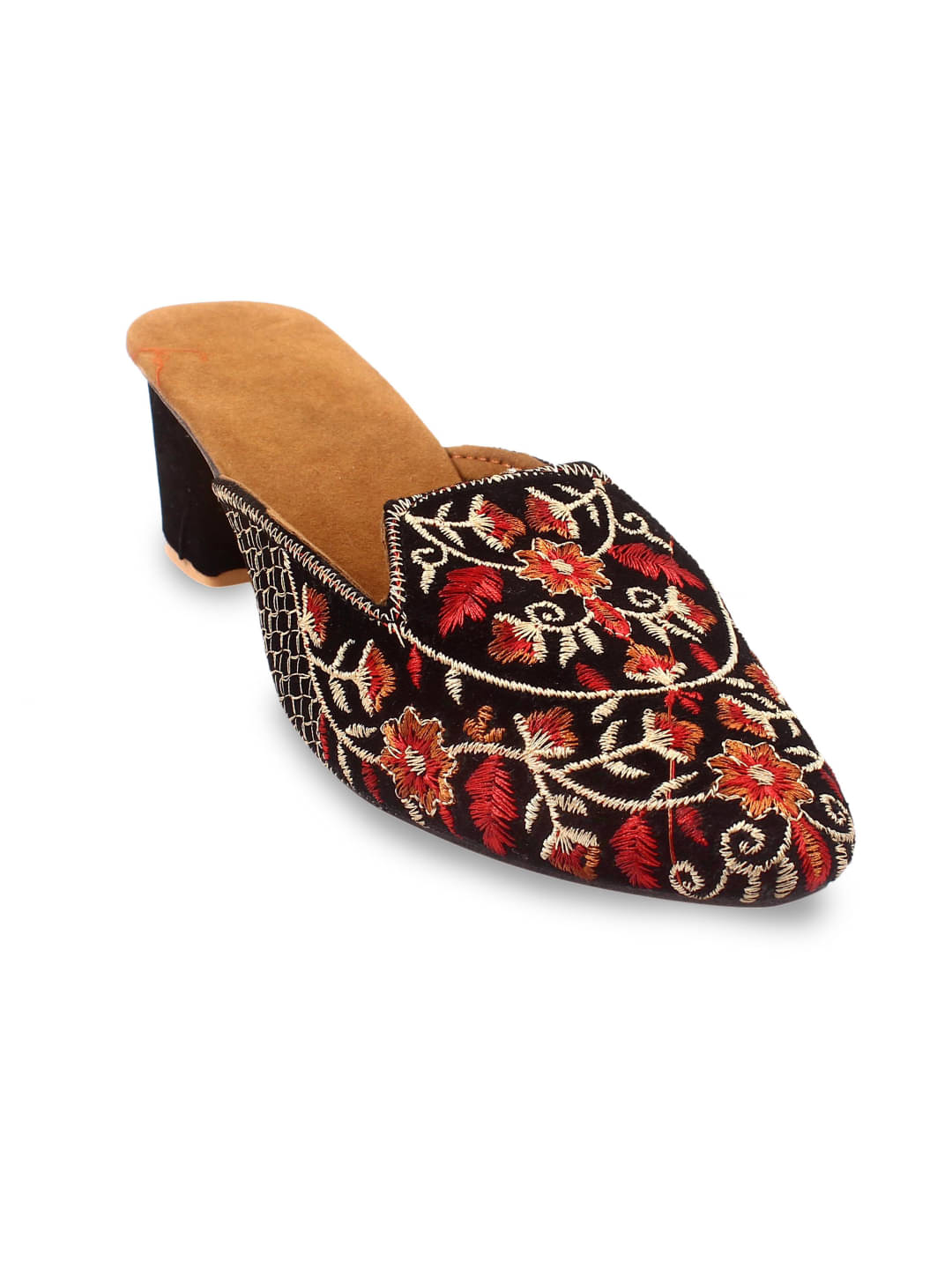     			Apratim Black Women's Mules
