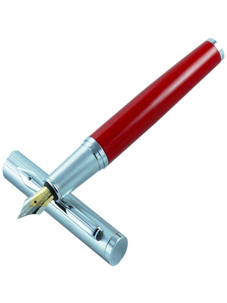 Auteur Red Fine Line Fountain Pen ( Pack of 1 ) Auteur Red Fine Line Fountain Pen ( Pack of 1 )