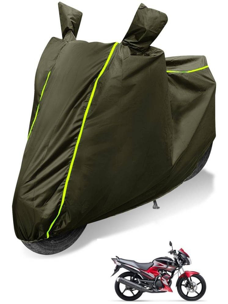 Auto Hub Bike Body Cover for Royal Enfield All Bike Models ( Pack of 1 ) , Green Auto Hub Bike Body Cover for Royal Enfield All Bike Models ( Pack of 1 ) , Green