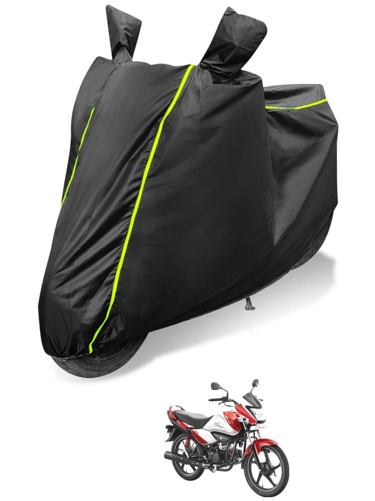 Auto Hub Bike Body Cover for Hero Splendor iSmart ( Pack of 1 ) , Black