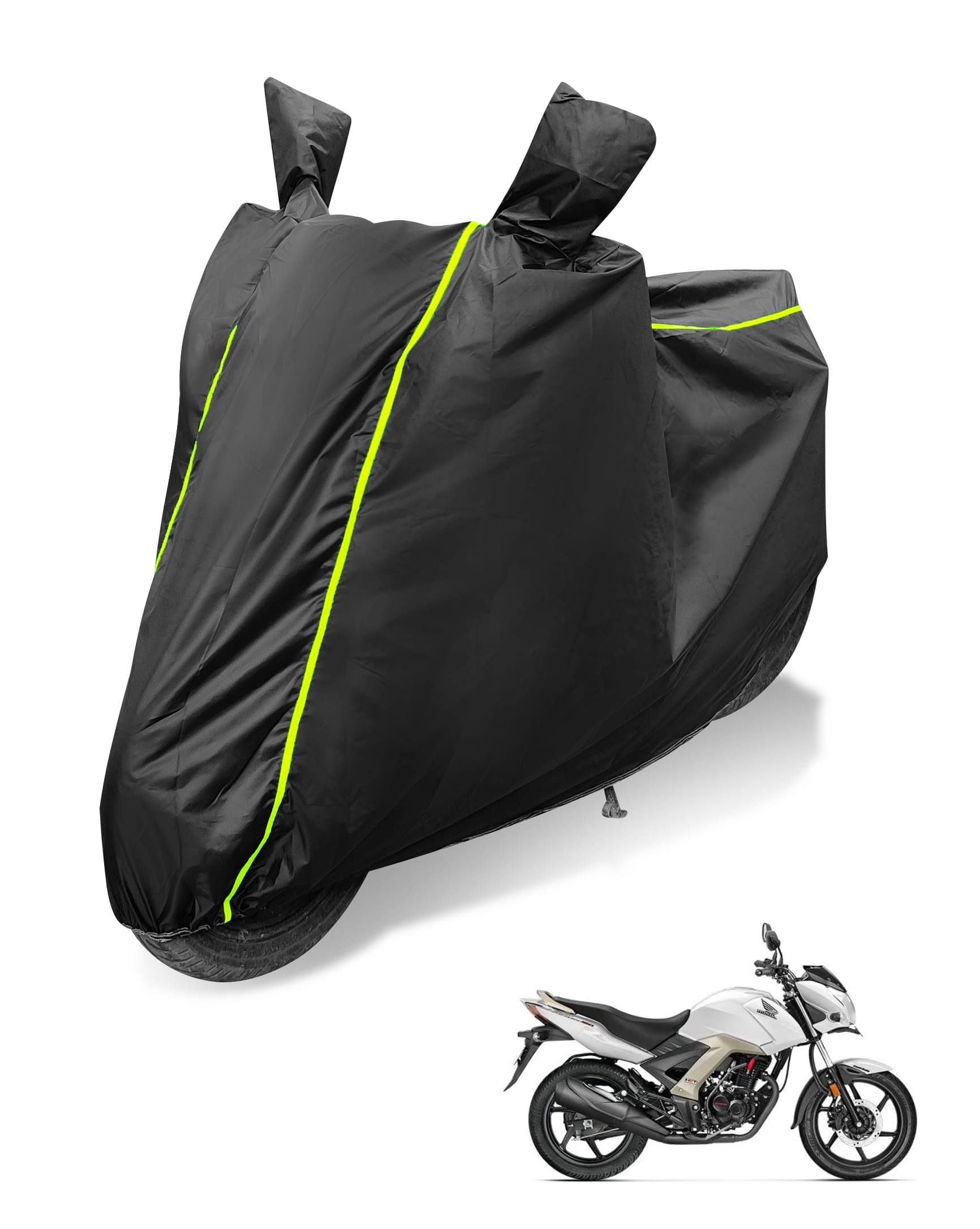 Auto Hub Bike Body Cover for Honda CB Unicorn ( Pack of 1 ) , Black Auto Hub Bike Body Cover for Honda CB Unicorn ( Pack of 1 ) , Black