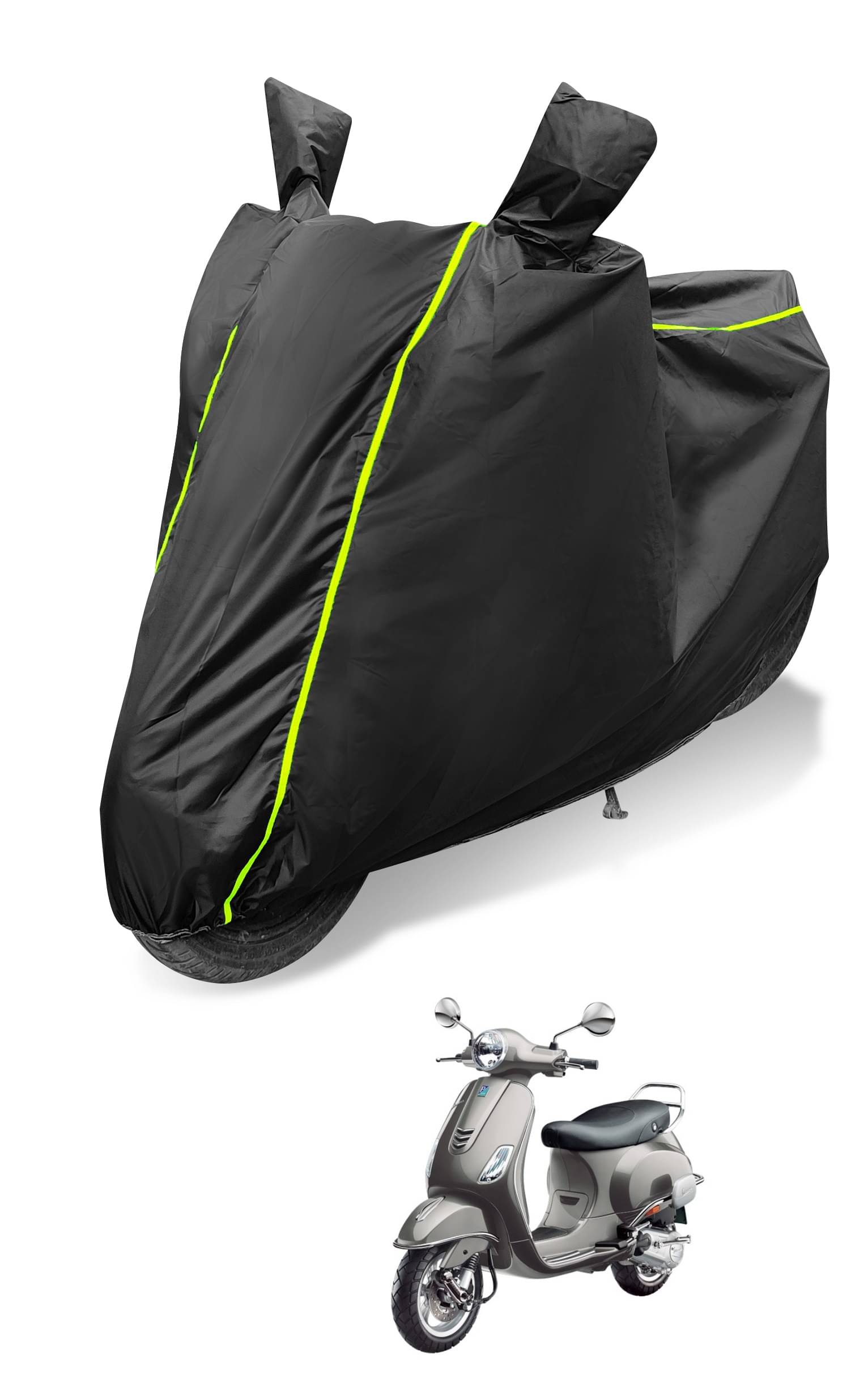 Auto Hub Bike Body Cover for Vespa VXL 125 ( Pack of 1 ) , Black Auto Hub Bike Body Cover for Vespa VXL 125 ( Pack of 1 ) , Black