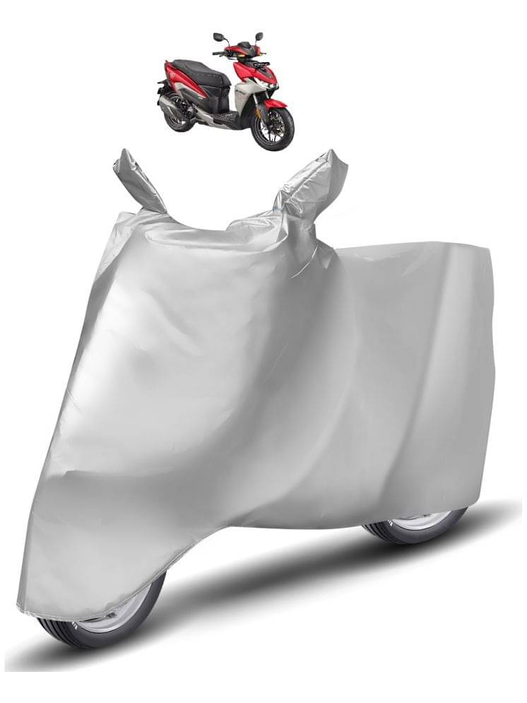 Auto Hub Bike Body Cover for Hero All Bike Models ( Pack of 1 ) , Silver Auto Hub Bike Body Cover for Hero All Bike Models ( Pack of 1 ) , Silver