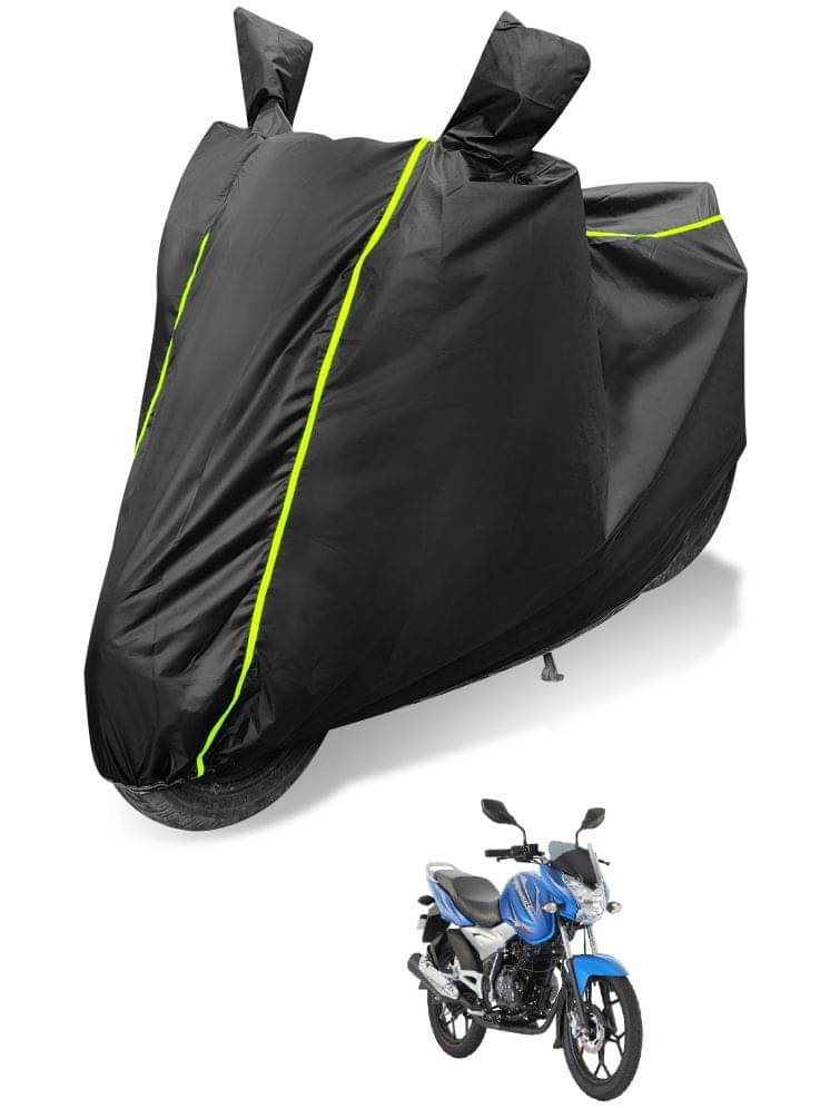 Auto Hub Bike Body Cover for Bajaj Discover 125 DTS-i ( Pack of 1 ) , Black Auto Hub Bike Body Cover for Bajaj Discover 125 DTS-i ( Pack of 1 ) , Black