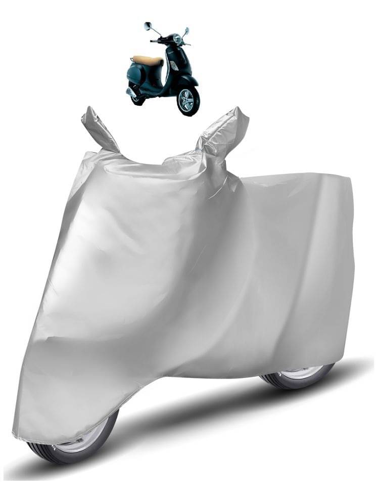     			Auto Hub Bike Body Cover for Hero All Bike Models ( Pack of 1 ) , Silver