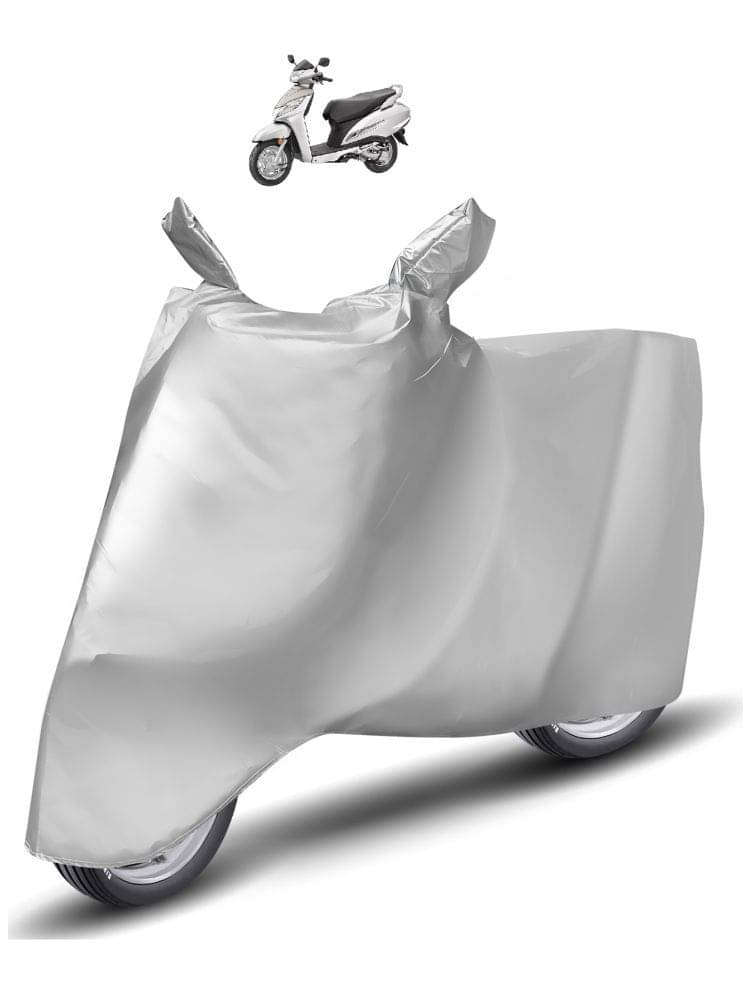     			Auto Hub Bike Body Cover for Honda Activa 125 ( Pack of 1 ) , Silver