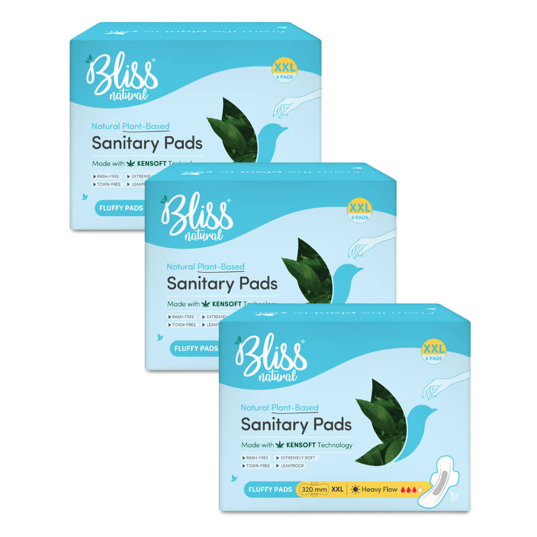 BLISSNATURAL Cottony XXL Maxi Regular Sanitary Pad