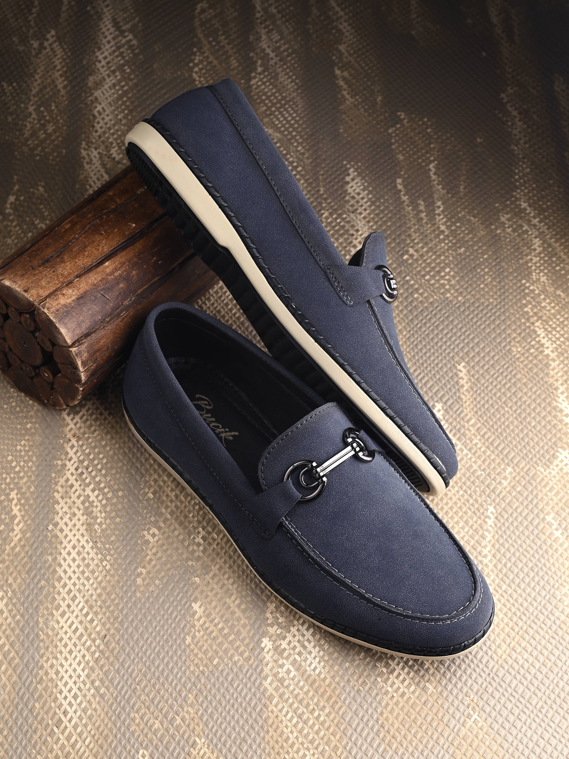 Bucik BCK10170-BLUE Blue Men's Slip-on Shoes Bucik BCK10170-BLUE Blue Men's Slip-on Shoes