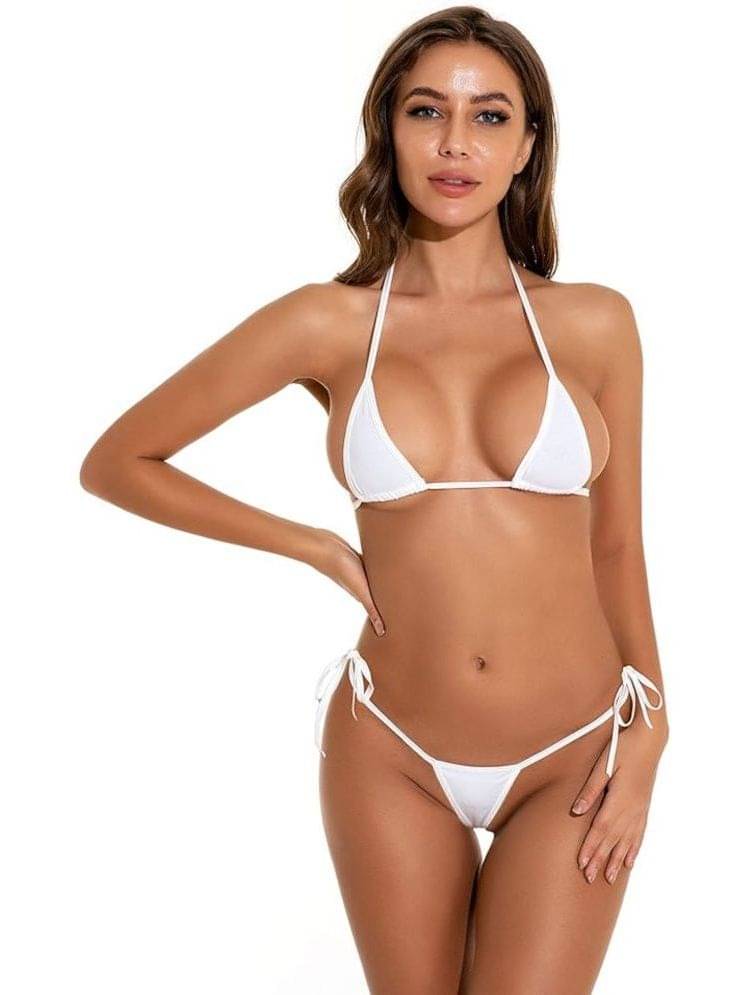     			COMFY ATTIRE Cotton Blend Women's Bra & Panty Set ( White )