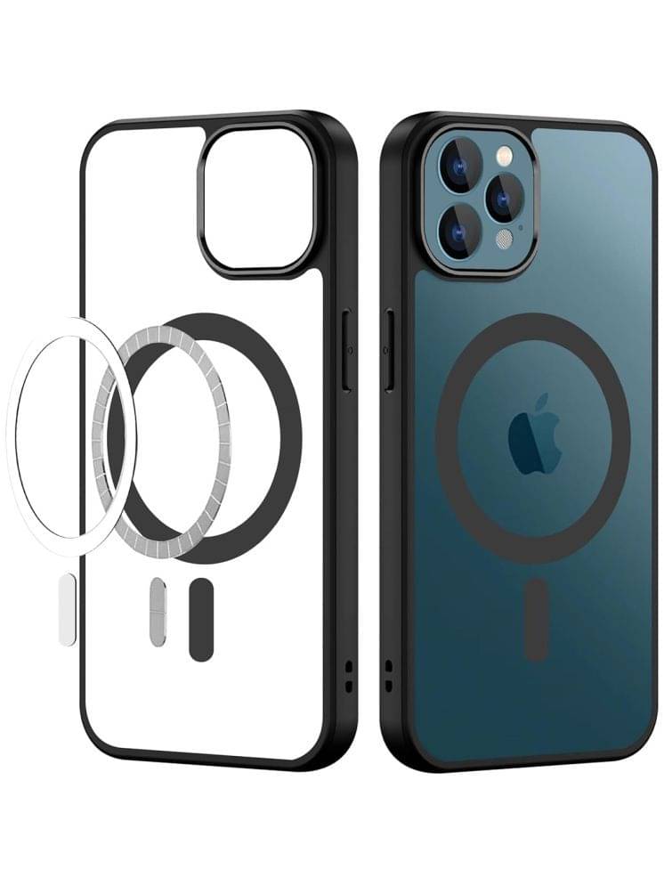     			Case Hybrid Covers Compatible For Silicon Apple iPhone 12 Pro ( Pack of 1 )