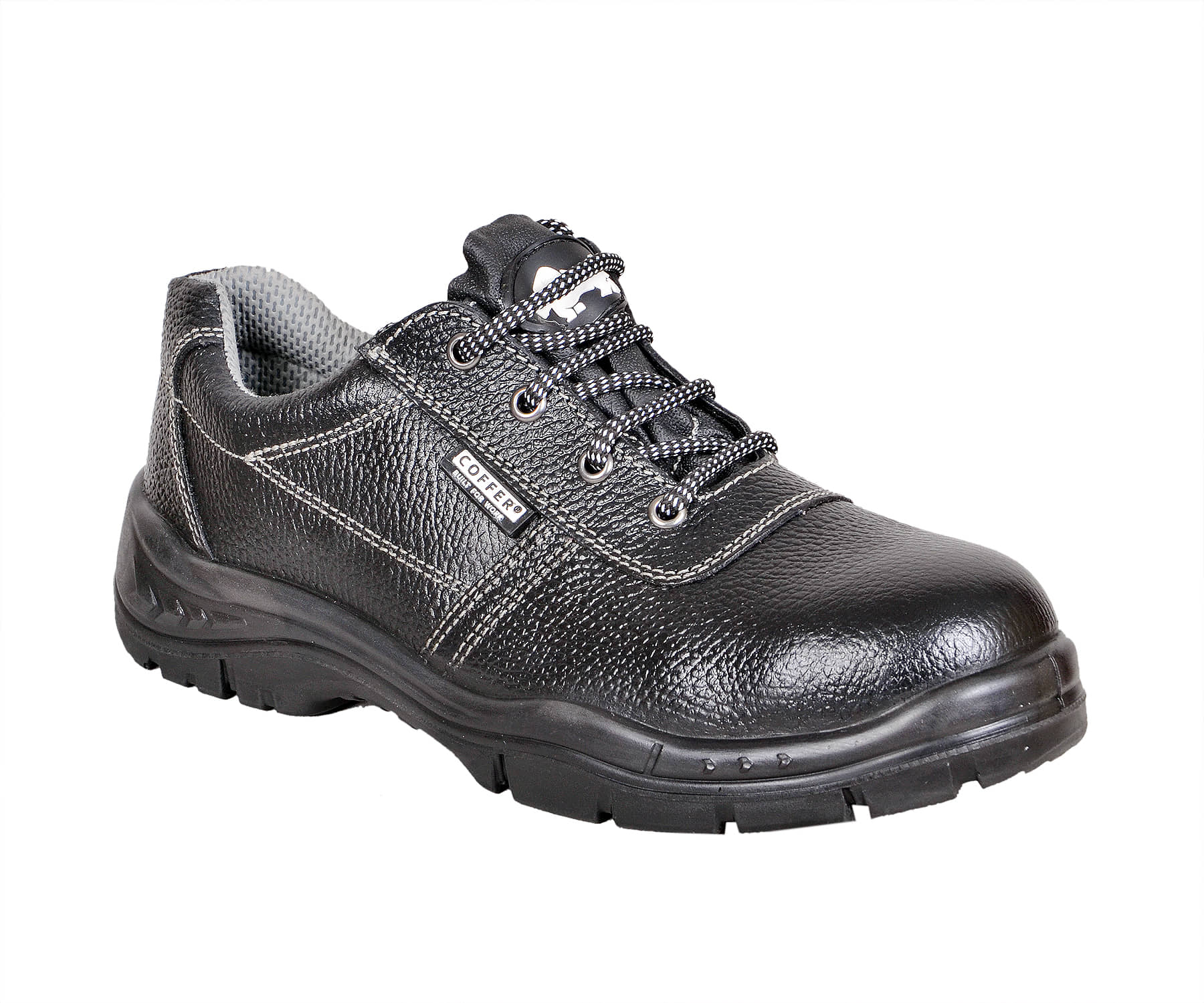 Coffer Safety Low Ankle Black Safety Shoes