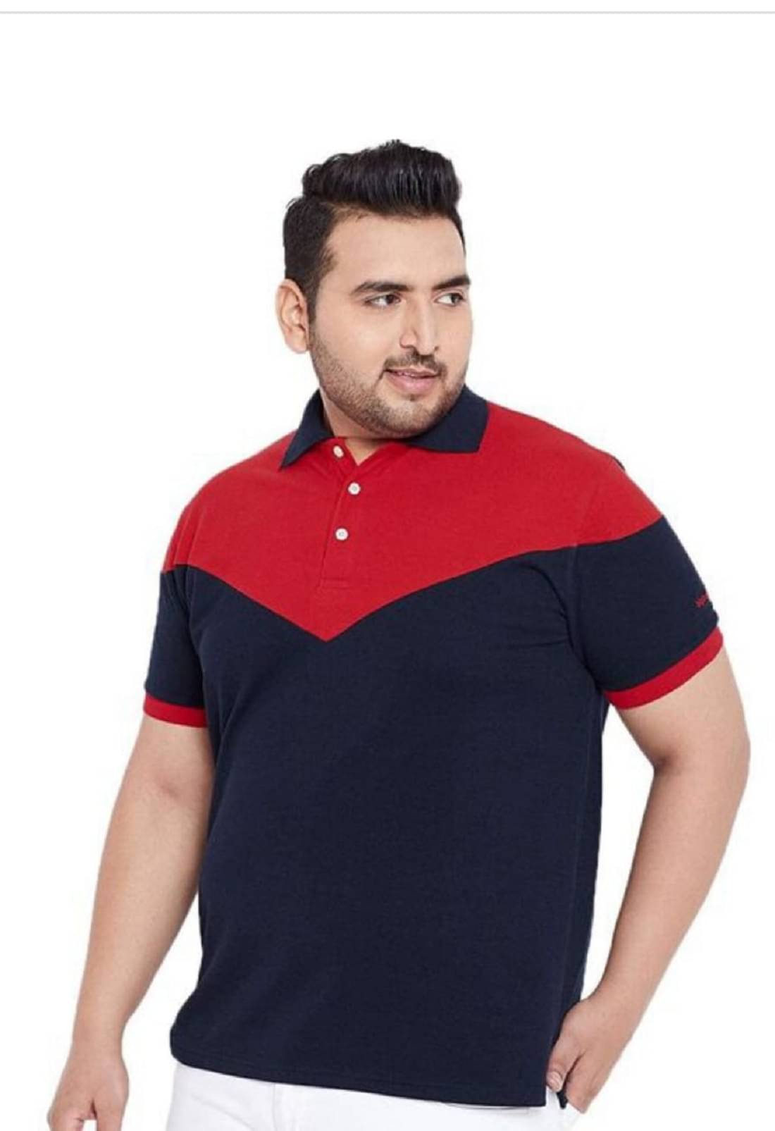 DAAWEAR OUTFITS Pack of 1 Cotton Regular Fit Colorblock Half Sleeves Men's Polo T Shirt ( Multicolor )     			DAAWEAR OUTFITS Pack of 1 Cotton Regular Fit Colorblock Half Sleeves Men's Polo T Shirt ( Multicolor )