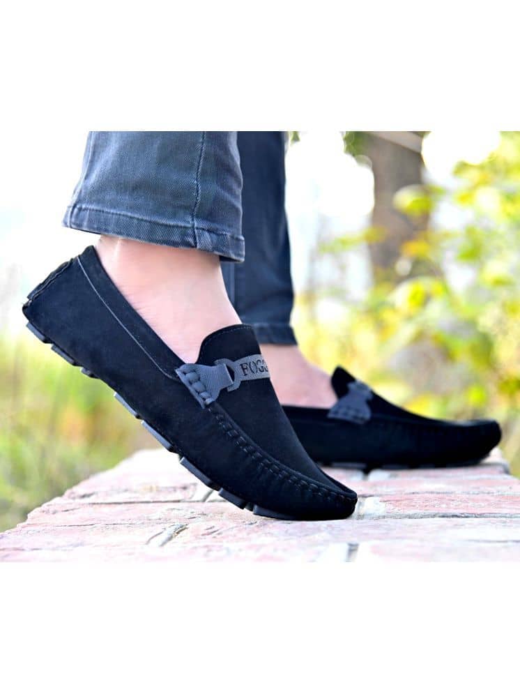 FOGGY Black Men's Driving - Formal Shoes | Buy online on ZillyBuy