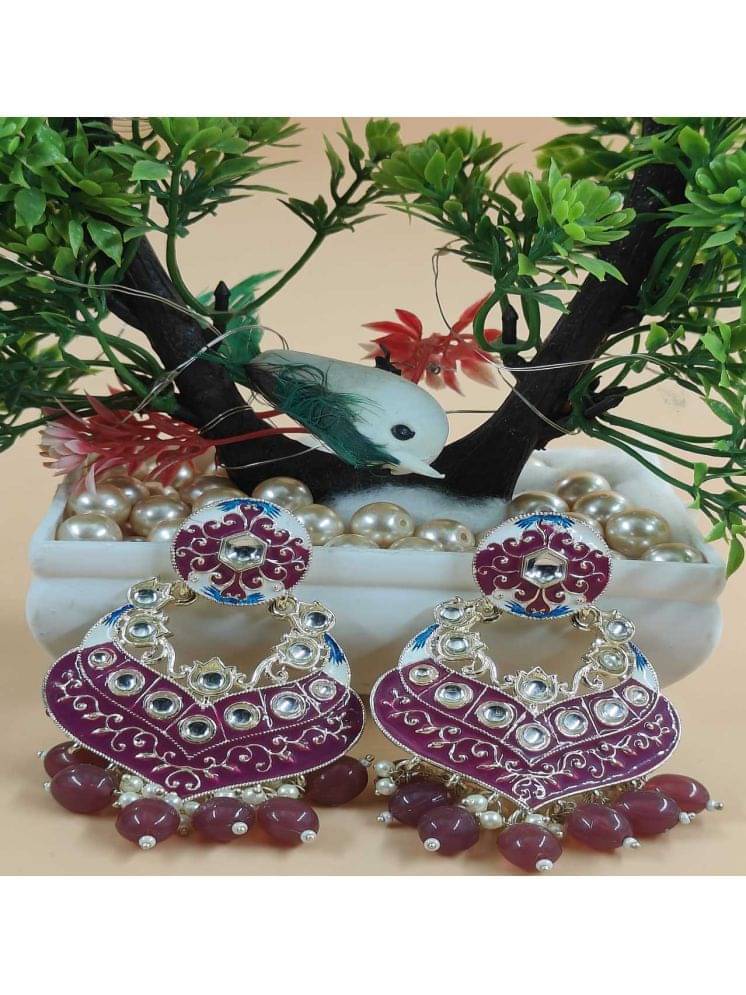     			Jiyanshi fashion Multi Color Chandbalis Earrings ( Pack of 1 )