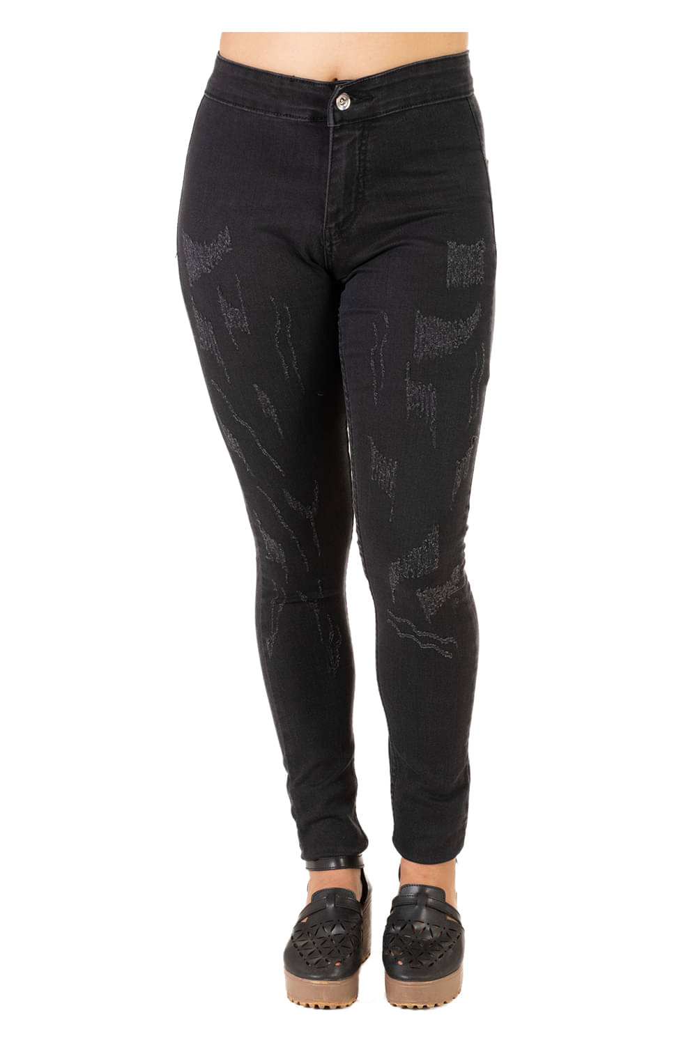     			Leean Patterns - Black Denim Slim Fit Women's Jeans ( Pack of 1 )
