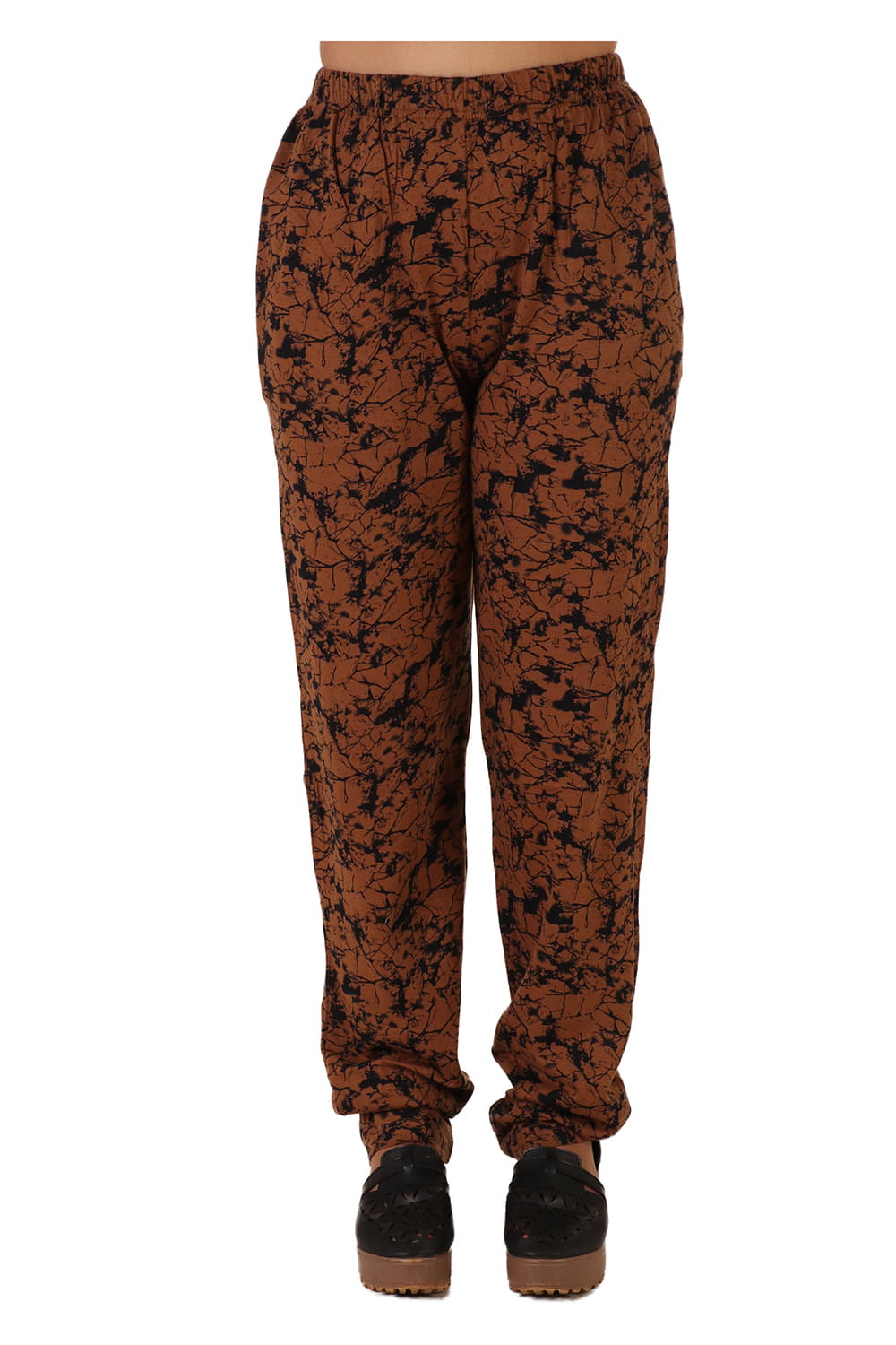     			Leean Patterns Brown Hosiery Women's Nightwear Pyjama ( Pack of 1 )