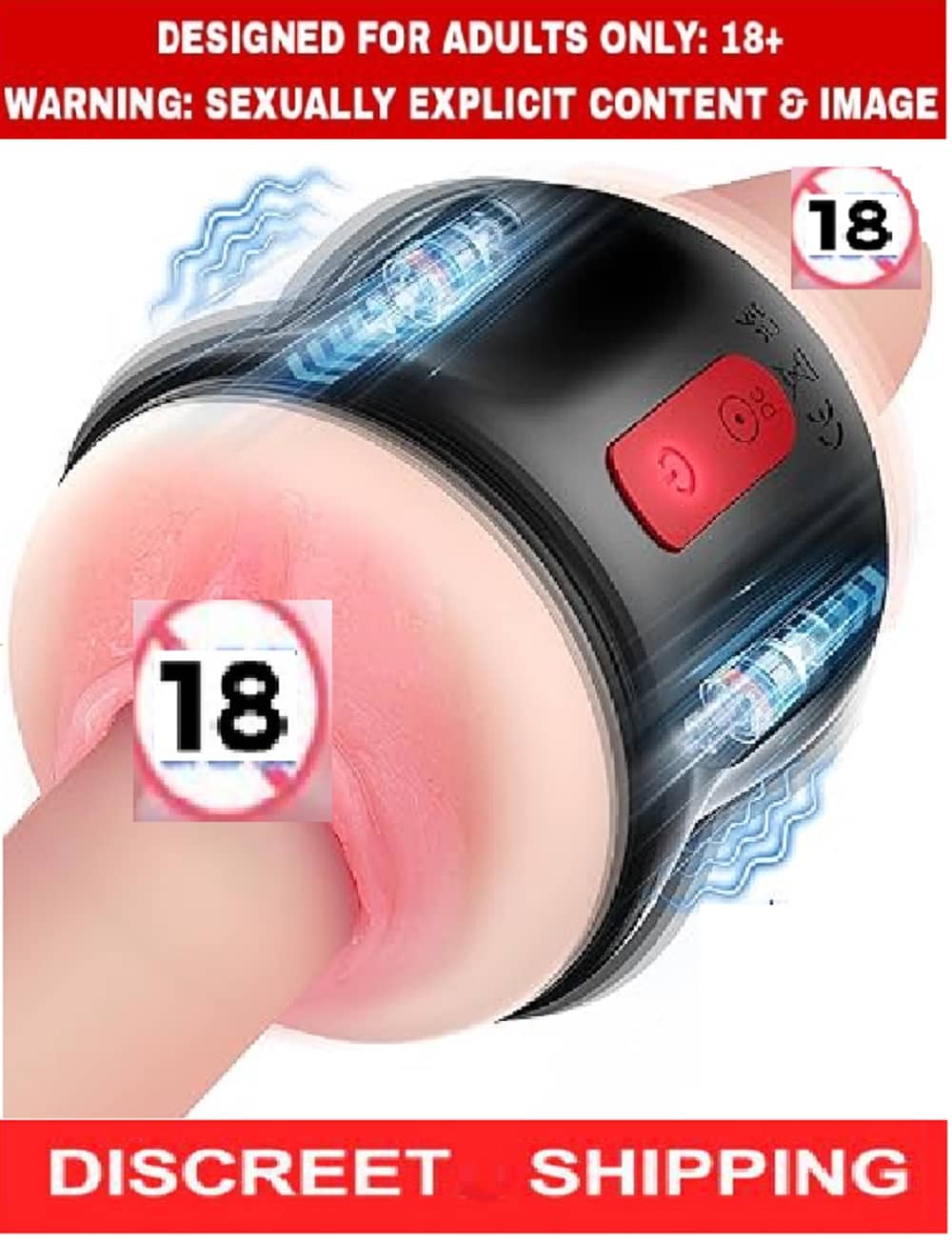 NAUGHTY TOYS PRESENT MOKSH VIBRATING MASTURBATION CUP POCKET PUSSY FOR MALE (MULTI COLOR) BY KAMYOG