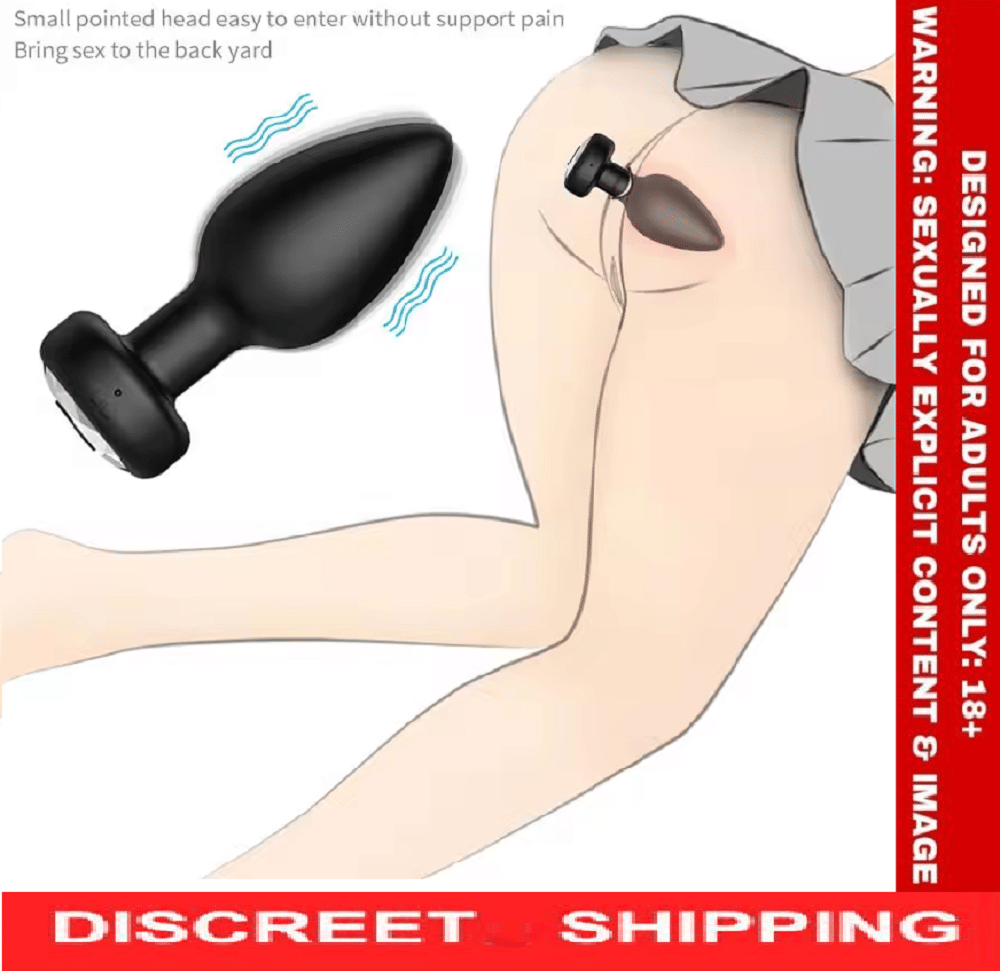     			Powerful 10 Vibration Usb Rechargable Remote Control Vibrating Anal Butt Plug For Men And Women BY KAAMYOG