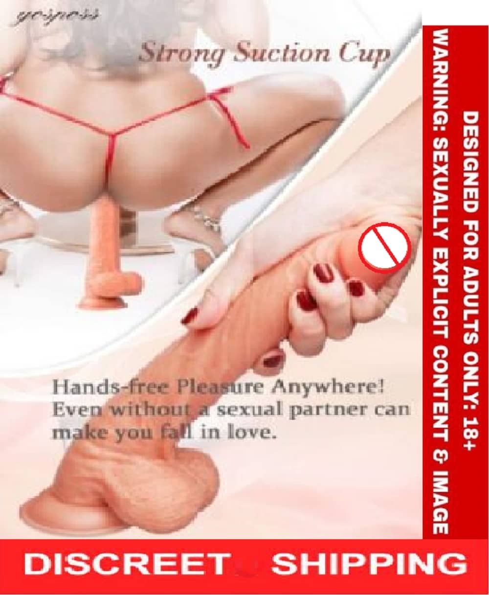 REALISTIC 12 INCH PREMIUM SILICON SKIN DILDO WITH PERFECT FOR PUSSY  SUCTION CUP & BIG BALLS BY KamYog
