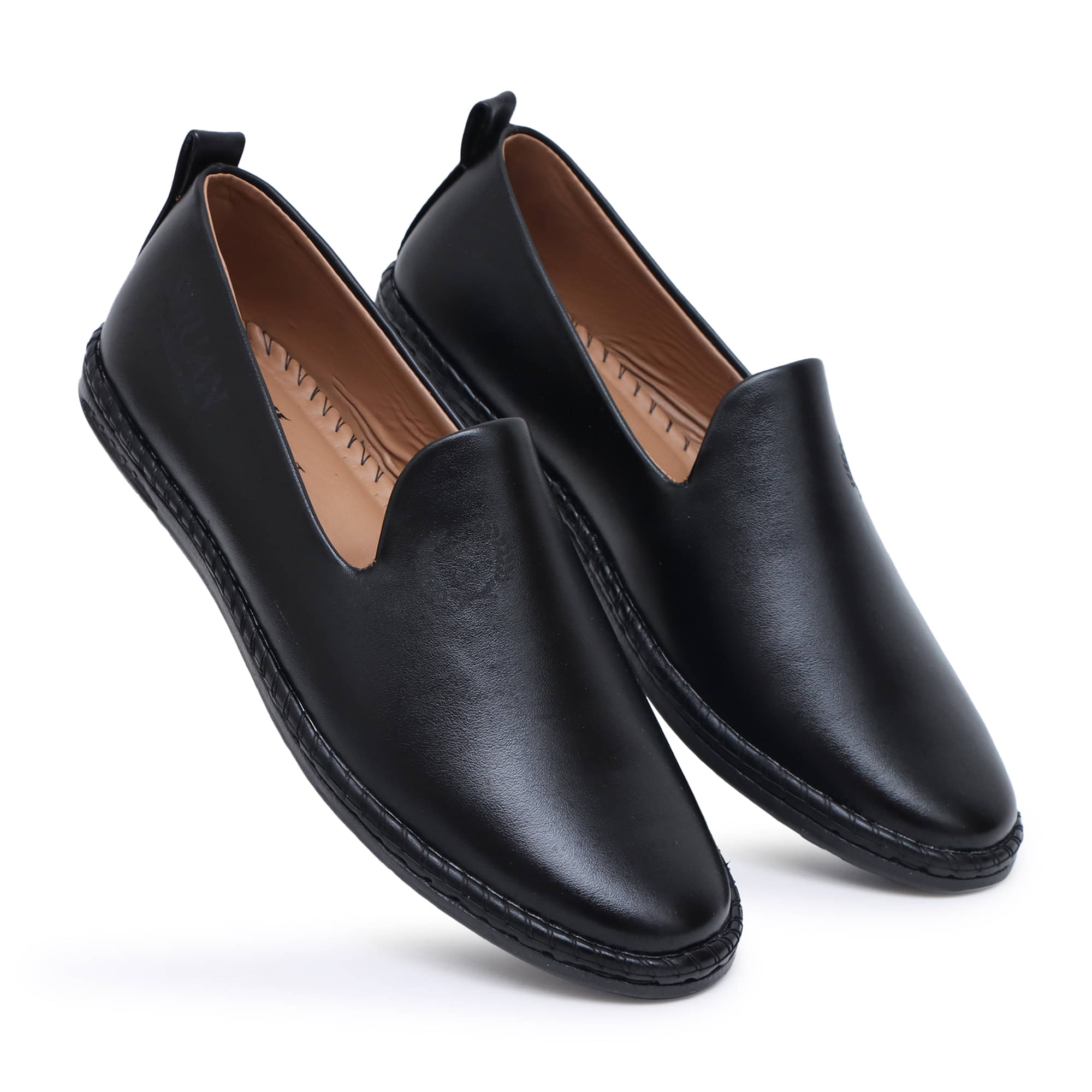     			SHUAN Black Men's Mojaris