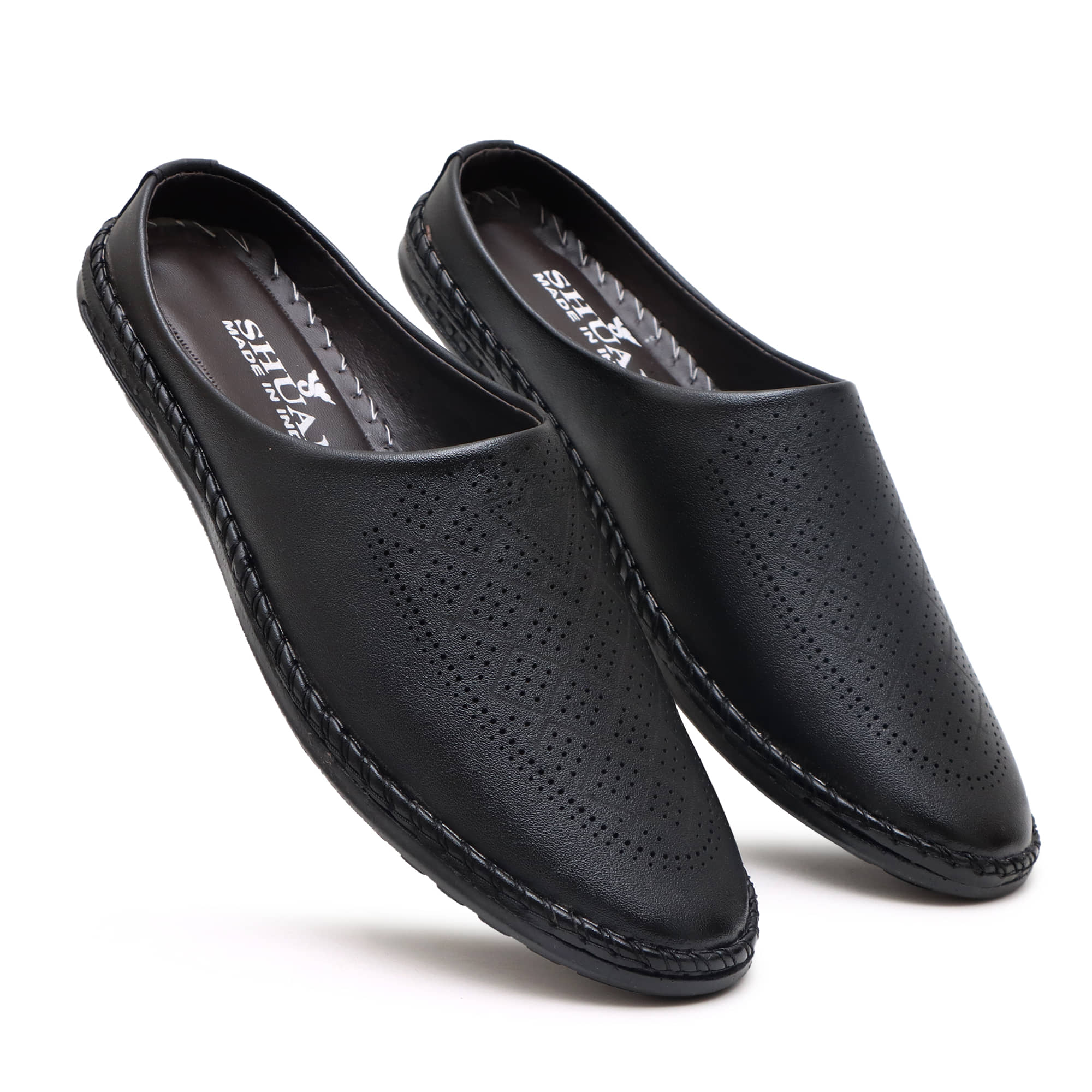 SHUAN Brown Men's Mojaris - Ethnic Shoes | Buy online on ZillyBuy