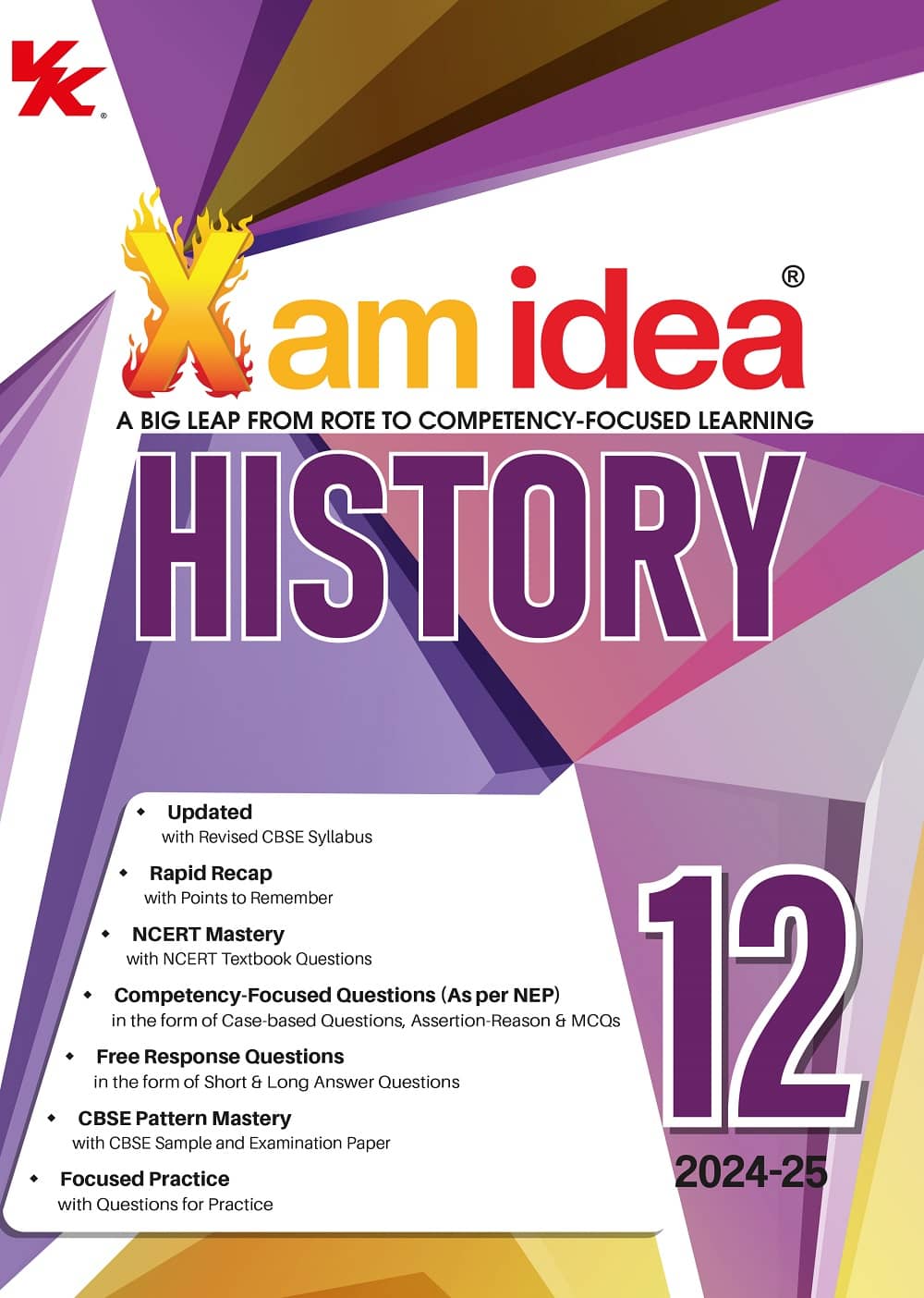 Xam idea History Book Class 12 | CBSE Board | Chapterwise Question Bank | 2024-2025 Exam